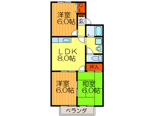 レイクヒル・ミドーの物件間取画像